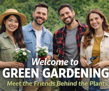 🌱 Welcome to Green Gardening: Meet the Friends Behind the Plants